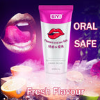 60g Refreshing Oral Lubricant for Couples, Foreplay Lubricant  Enhance Pleasure, Plant-Based Flavour Lube, Non-Sticky