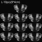 10/5/3/1pcs Facial Mask Bowl Mixing Bowl Acrylic Oil Bowl Set Face Mud Mixing Brush Applicator Beauty Salon DIY Skin Care Tools