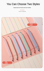 12 Pcs/Set Double Tip Highlighter Pens Kawaii Manga Markers Midliner Pastel Gel Set Stationery Journal School office Supplies
