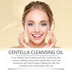 EELHOE Centella Cleansing Oil Facial Makeup Remover Moisturizing for Face Shrink Pores Removal Cleansing Oil Sensitive Skin Care