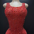 Diamonds Wedding Dress for Women Goddess Senior Photoshoot Props Homecoming Celebrate Birthday party dress New Year's Dress