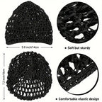 2/3PCS/LOT Hair Net Sleeping Cap Daily Use Breathable Mesh Crochet Hair Net Hair Care Cap Mesh Cap Dome Cap Turban Hat