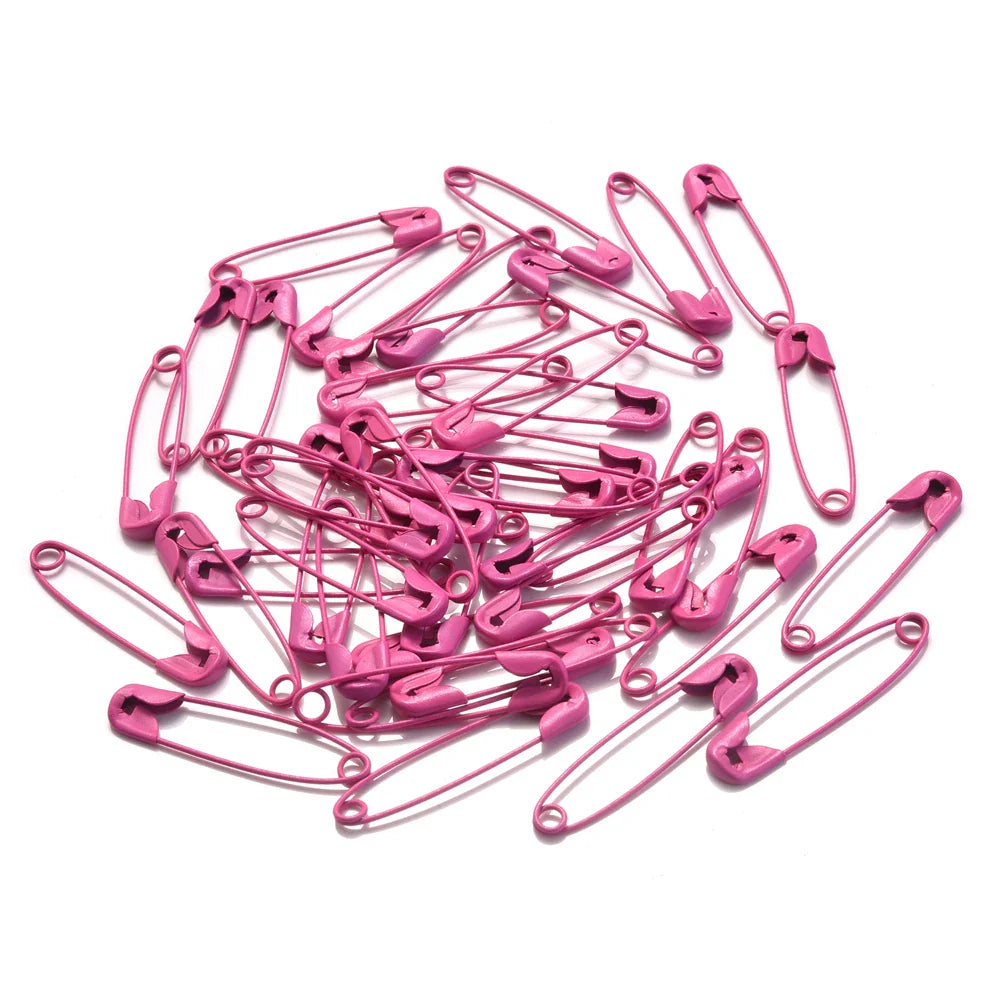 30pcs 6x30mm Colorful High Quality Safety Pins Paper Clip DIY Sewing Tools Metal Needles Large Safety Pin Brooch Accessories