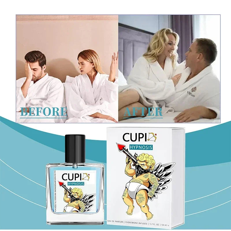 50ml Original Cupid Men's Pheromone Cologne Lasting Mature Hypnotic Rich Fragrance High Quality Hombre Perfume Body Spray