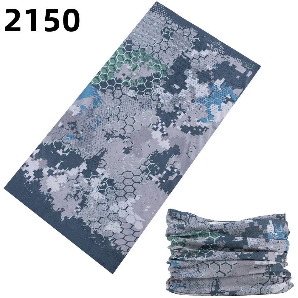 2101Unisex Climbing Hiking Scarf Sport Headwear Bandanas Motorcycle Turban Hand Band Magic Scarves Outdoor Cycling Headband Mask