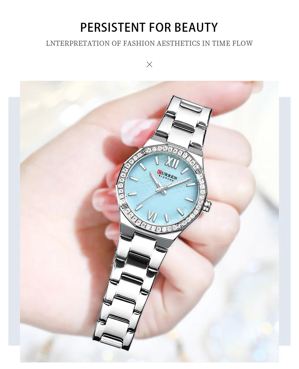 CURREN 2025 Casual Ladies Quartz Wrist Watch Luminous Bracelet Women Watch Clock Luxury Brand Design Women Montre Femme Reloj