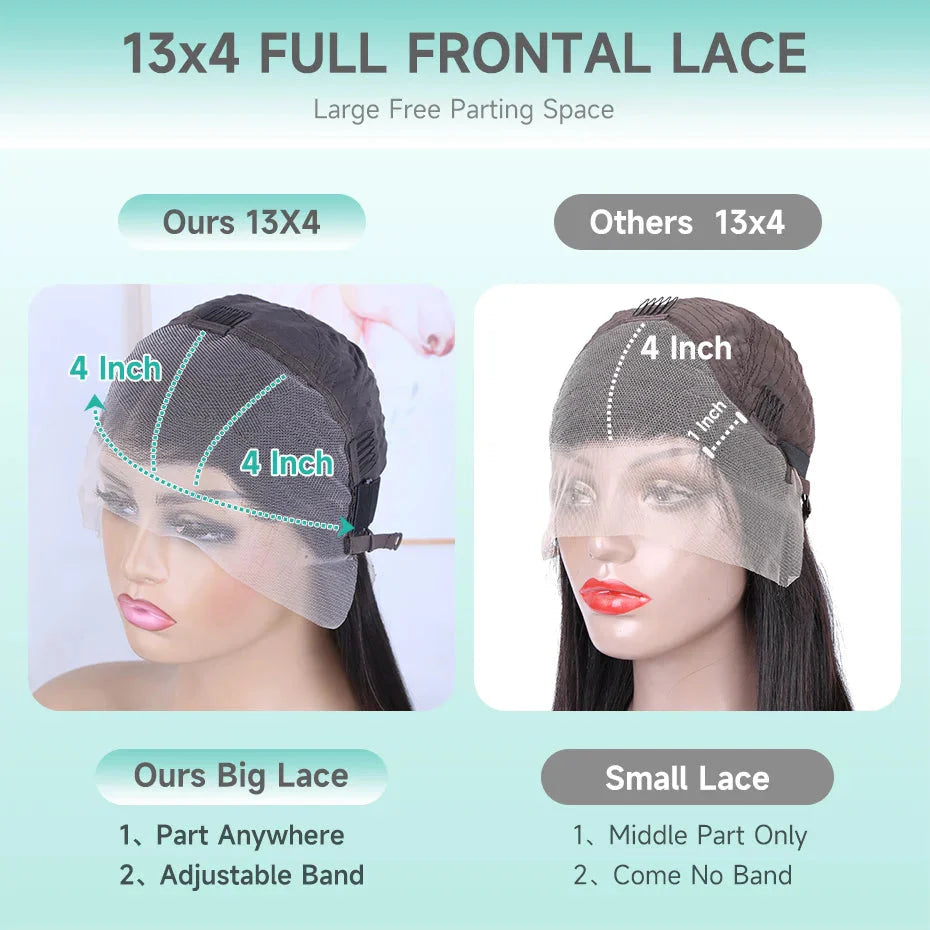 300% Density Burmese Curly Human Hair Wigs 13x4 13x6 HD Full Lace Frontal Wig 100% Human Hair Wigs with Spiral End Natural Black