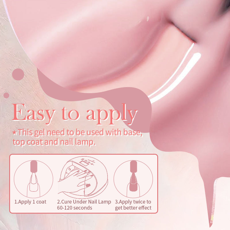 BORN PRETTY 250g Translucent Jelly Red Nude Gel Nail Polish Winter Autumn Manicure Soak Off UV LED Nail Art Gel Christmas Red