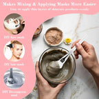 10/5/3/1pcs Facial Mask Bowl Mixing Bowl Acrylic Oil Bowl Set Face Mud Mixing Brush Applicator Beauty Salon DIY Skin Care Tools
