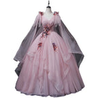 2025 New Women's Bean Paste Powder Mesh Long Evening Dress Fashion Glitter Bead Stickers Look Thin V-neck Back Strap Dress