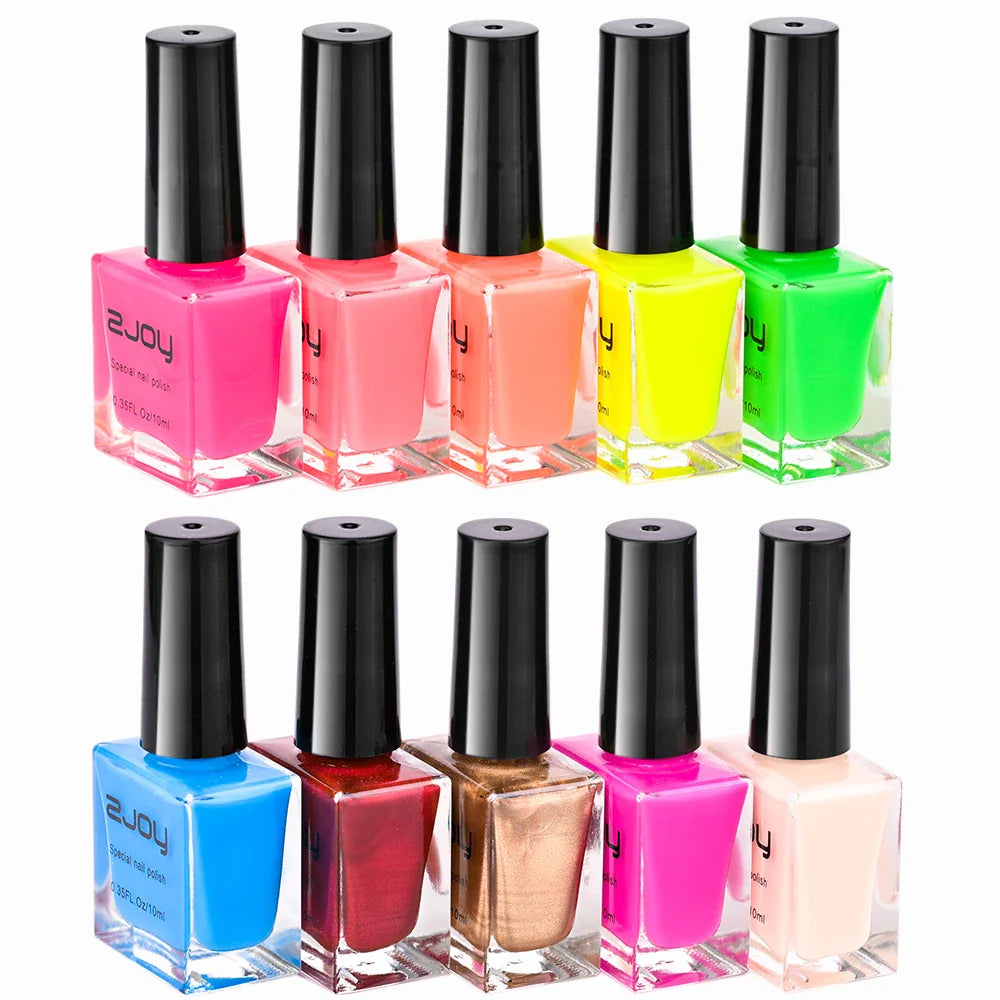 Black White Nail Art Stamping Polish 10ml 30 Colors Stamping Plates Polish Stamping Gel No Smudge Top Oil Colorful Nail Varnish