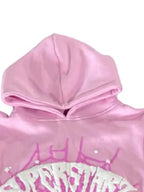 BIG PROMOTION Y2K European and American Autumn/Winter Men's Hip Hop Street Spider Web Letter Printed Loose Hooded Sweater