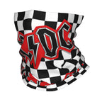 Custom Black AC DC Logo Camouflage Heavy Metal Band Bandana Neck Warmer Women Men Winter Hiking Ski Scarf Gaiter  Face Cover
