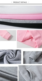 Casual Womans Hoodies Leopard Pentagram Pattern Printing Pullovers Loose Pocket Warm Fleece Sweatshirts Autumn Female Clothing