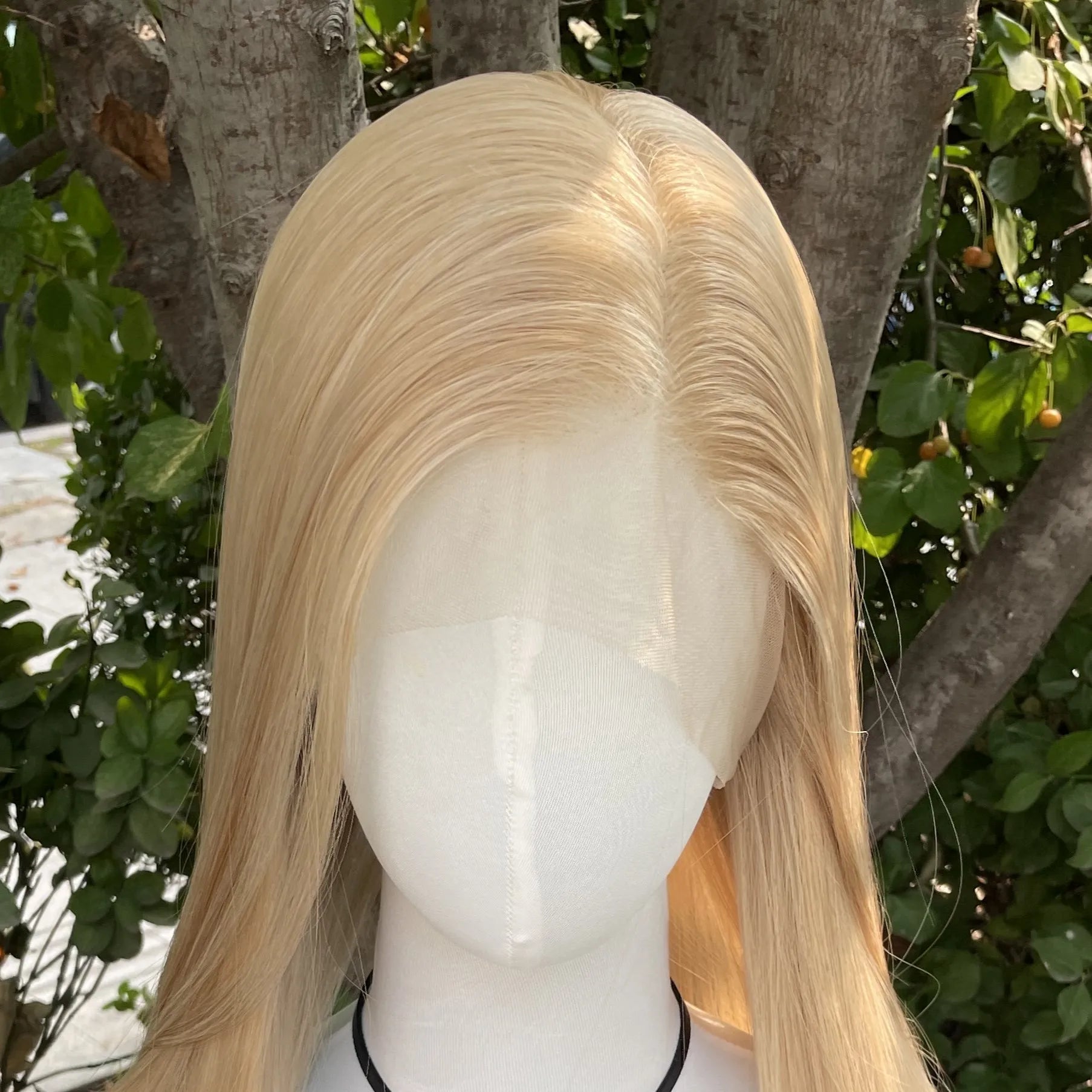 Blonde Mixed Color Synthetic Full Lace Wigs for Black Women Heat Resistant 26 Inch Long Straight Full Hand Tied Free Part 150%