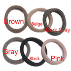6PCS Women Glitter Hair Scrunchies Girls Elastic Hair Rubber Bands Hair Holder/Gum Hair Accessories Ponytail Hair Holders