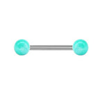 1PCS/4PCS Green Blue Acrylic Balls Tongue Barbell Splatter 316L Stainless Steel Bar Tongue Rings Piercing