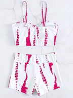 2025 Print High Waist String Two Piece Bikini Women Swimwear Female Swimsuit Bathers Bathing Swimming Suit Beachwear Summer