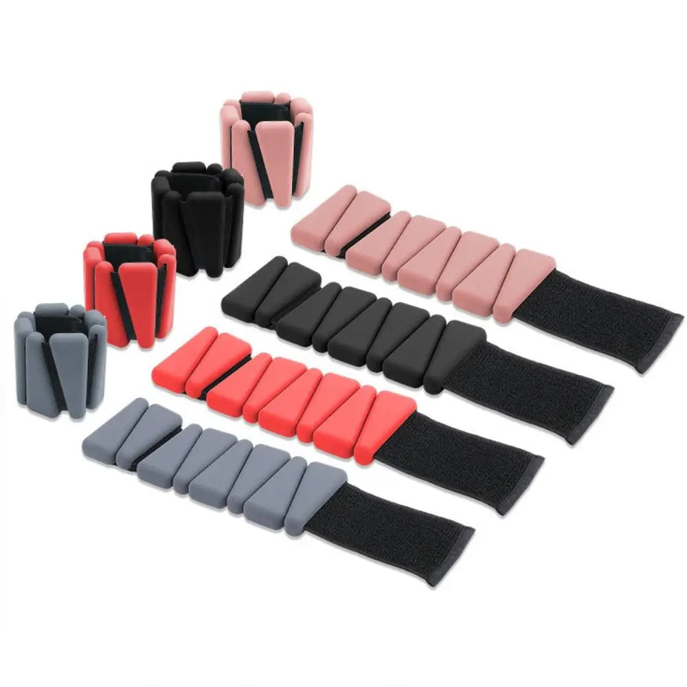 Adjustable Wrist Weight Bracelet Sweat-proof Silicone Weighted Wrist Strap Universal Skin Friendly