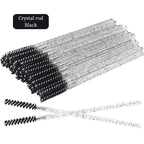 50pcs Grafted eyelashes Single color disposable eyelash brush Spiral eye Makeup Eyelash curler makeup brush cosmetic tools