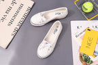 Canvas Small White Shallow Cut Summer Flat Sport Casual Ladies Soft Sneakers Platform Zapatillas De Mujer Tenis Women Luxury