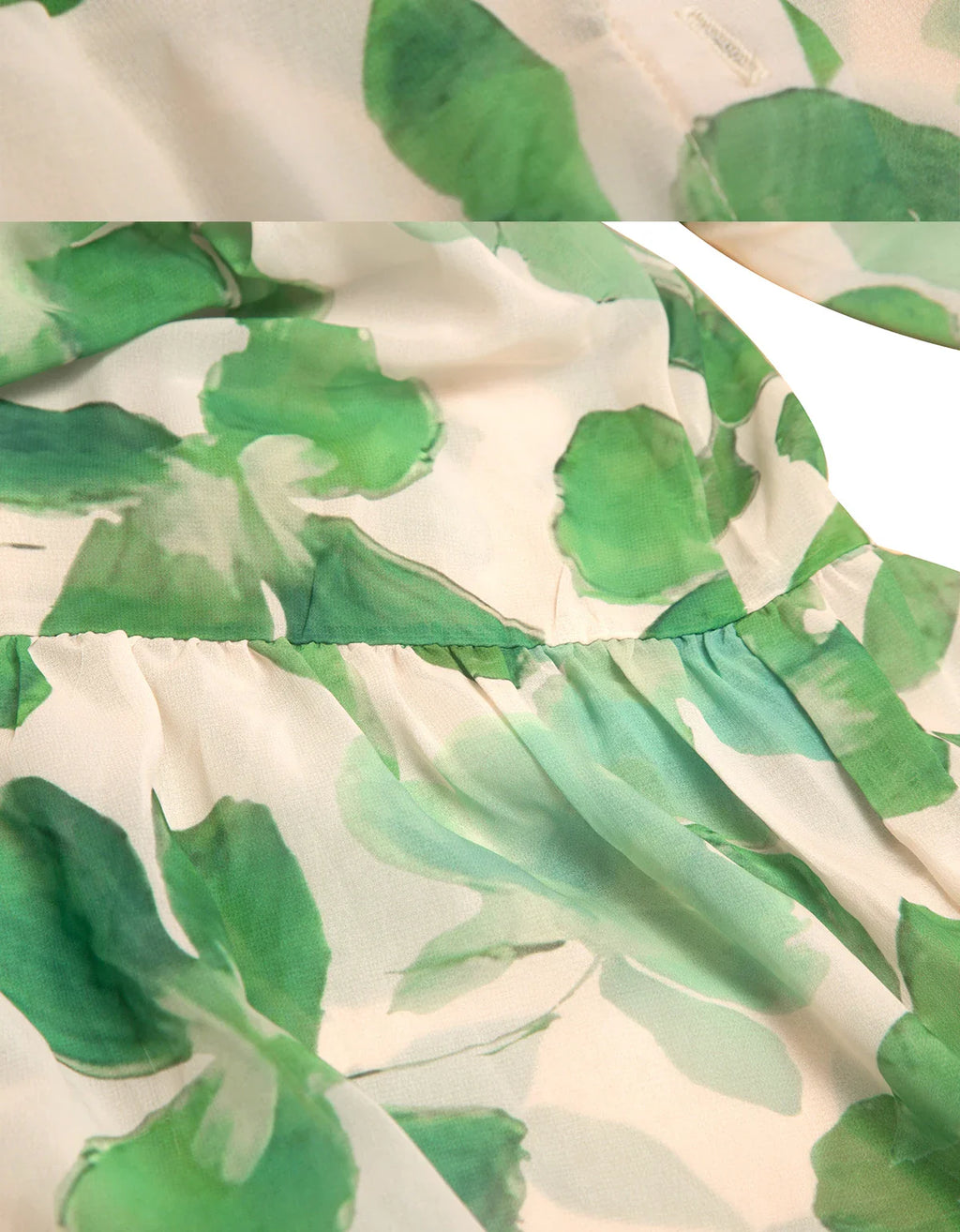 CHCH 2025 Dresses Women's New Belted Chiffon Print V-neck Chic Slim Long Dress Fashion Elegant Holiday Street Women's Dress