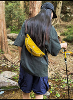 Casual Waterproof Chest Bags Large Capacity Crossbody Bags Korean Fashion Waist Bag Fanny Pack for Women Men's Travel Bag Banana