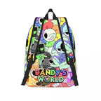 Dandys World Cool Backpack Lightweight High School Hiking Travel Game Logo Daypack for Men Women Laptop Computer Shoulder Bag
