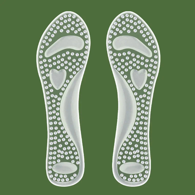 Anti Slip Sole Pads For High-Heels Arch Support Self-adhesive Sandals Insole Summer Comfortable Gel Insoles Silicone Cushion