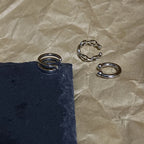 3Pcs/Lot  Silver Color Chain Ear Cuff Non-Piercing Fake Cartilage Clip Earrings For Women Men Creative Trend Christmas Jewelry