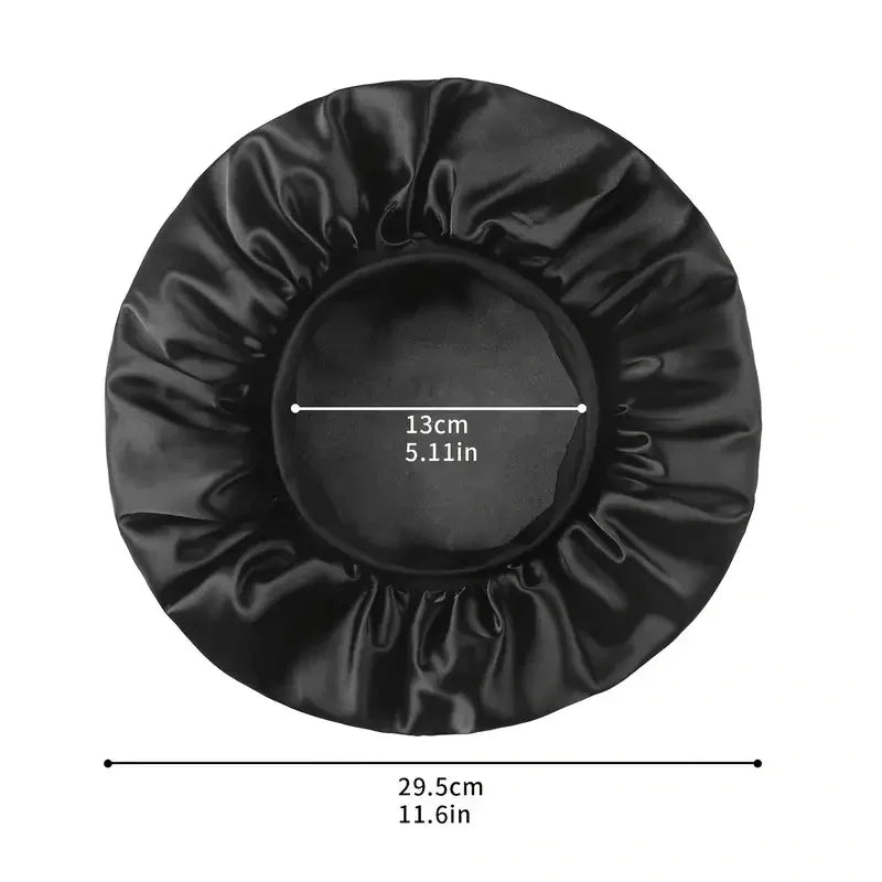 6Pcs Women No-Heat Curly Hair Stick Satin Sleep Cap Set Hair Clip and Ring Comb Sponge Hair Curler Suitable for All Hair Types