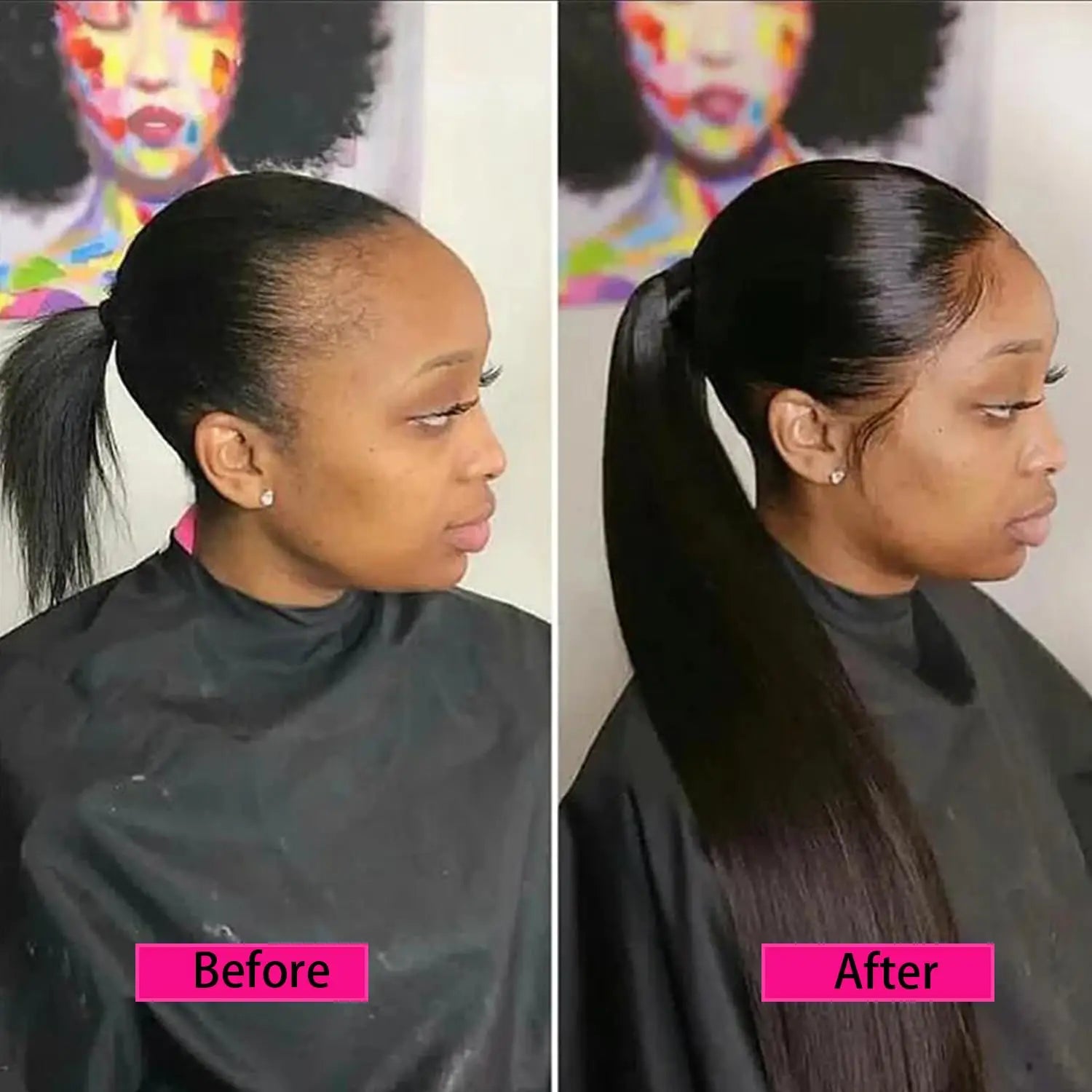 100G Ponytail Human Hair Extensions Straight Wrap Around Horsetail 100% Remy Human Hair 10"-32" Ponytail Extension for Women