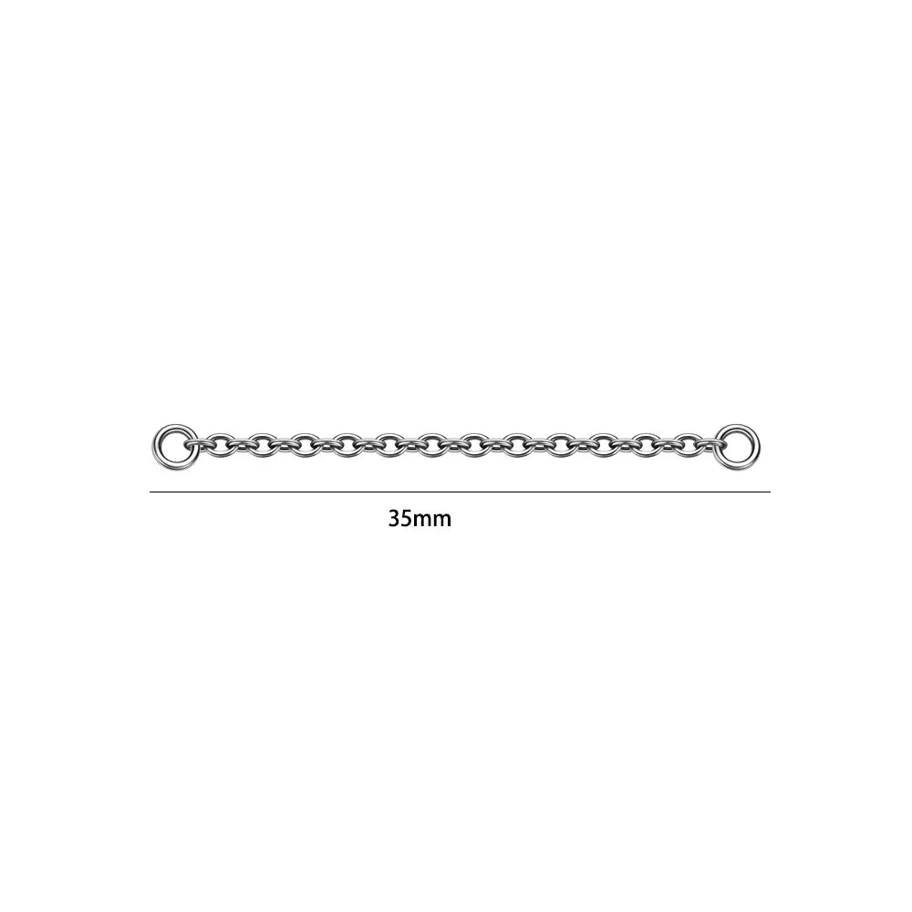 Dreamlee ASTM G23 Titanium Connector Chain For Nose Ring Hoop Clicker Cartilage Helix Body Piercing Jewelry Accessory
