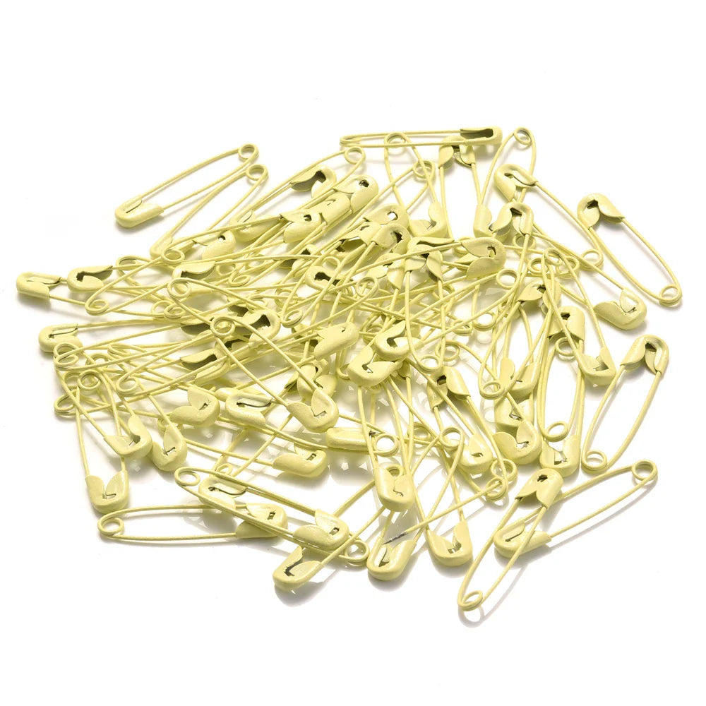 30pcs 6x30mm Colorful High Quality Safety Pins Paper Clip DIY Sewing Tools Metal Needles Large Safety Pin Brooch Accessories