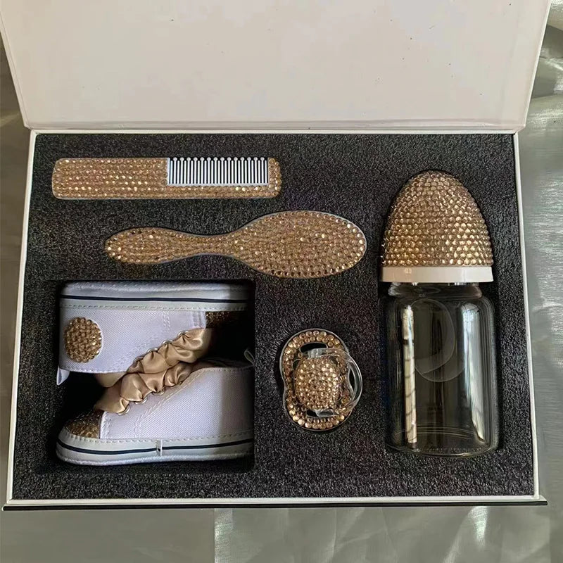 Baby Toddler Shoes Newborn Gift Set With Luxury Gift Box Packaging