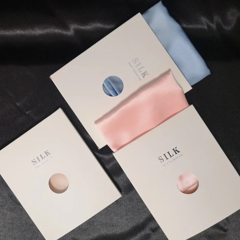 100% Natural Mulberry Silk Pillowcase with Hidden Zipper Double Sided Pure Silk Pillow Case Touch Soft &Cool Suitable for Summer