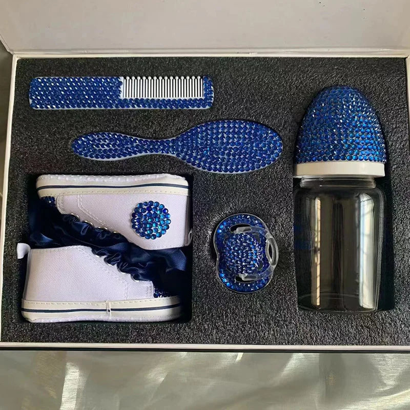 Baby Toddler Shoes Newborn Gift Set With Luxury Gift Box Packaging