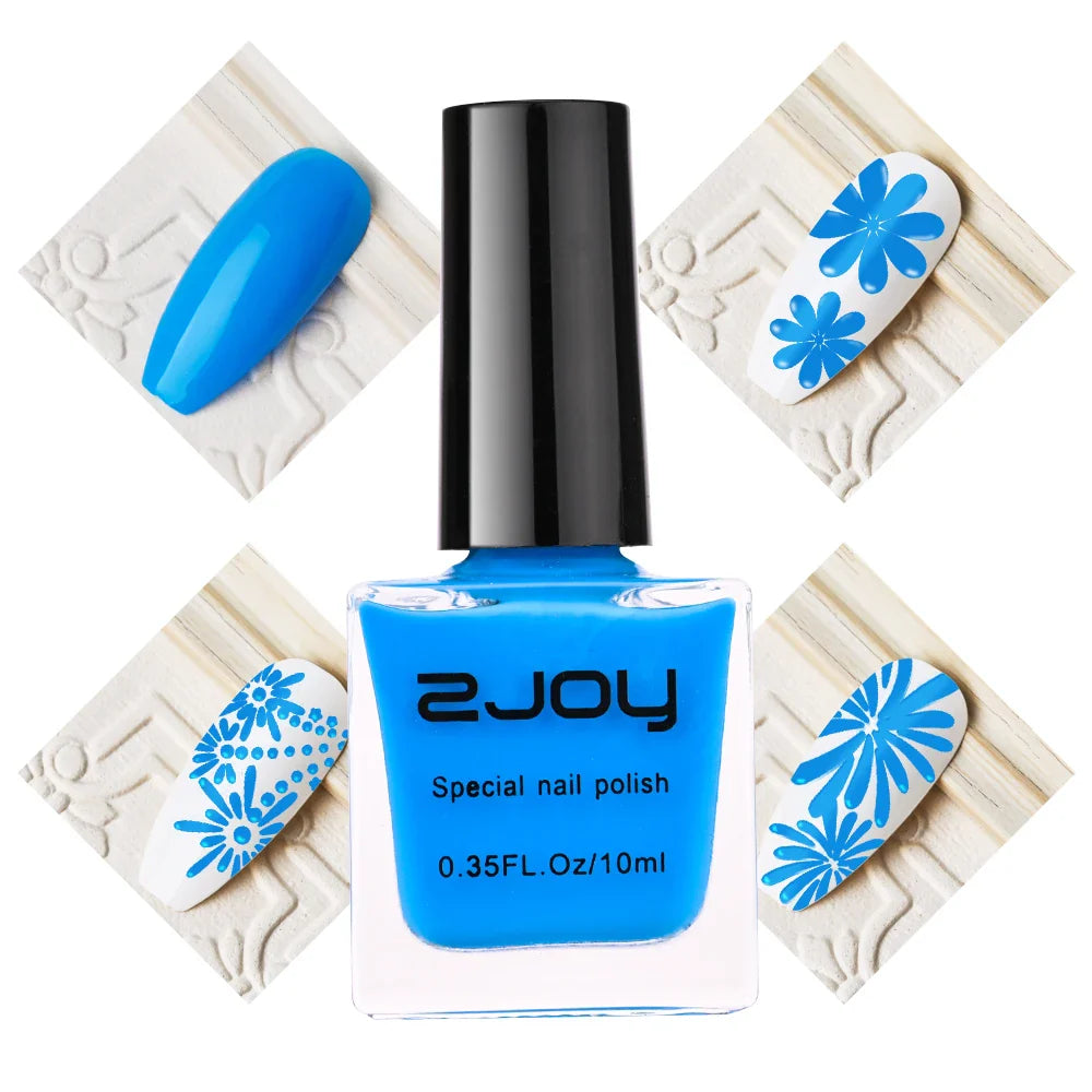 Black White Nail Art Stamping Polish 10ml 30 Colors Stamping Plates Polish Stamping Gel No Smudge Top Oil Colorful Nail Varnish