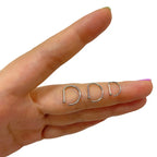 ASTM F136 Titanium PIERC D Shape Nose Ring Nostril Piercing Hoop Septum Rings Bar Pin Nose Lip Studs Body Jewelry Wholesale