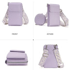 Buylor сумка для телефона PU Leather Cell Phone Bag Fashion Crossbody Bag Luxury Designer Ladies Shoulder Bag With Small Wallets