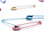 30pcs 6x30mm Colorful High Quality Safety Pins Paper Clip DIY Sewing Tools Metal Needles Large Safety Pin Brooch Accessories