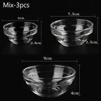 10/5/3/1pcs Facial Mask Bowl Mixing Bowl Acrylic Oil Bowl Set Face Mud Mixing Brush Applicator Beauty Salon DIY Skin Care Tools