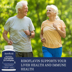 Bioactive Complete B Complex, Supports Liver, Immune System, Promotes Healthy Energy, Metabolism, Complete B Vitamins