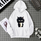 2025 Winter New Women's Hoodie High Street Unisex style Double Pockets Sweatshirts Outerwear Plus-Size Women's Clothing CYXX236