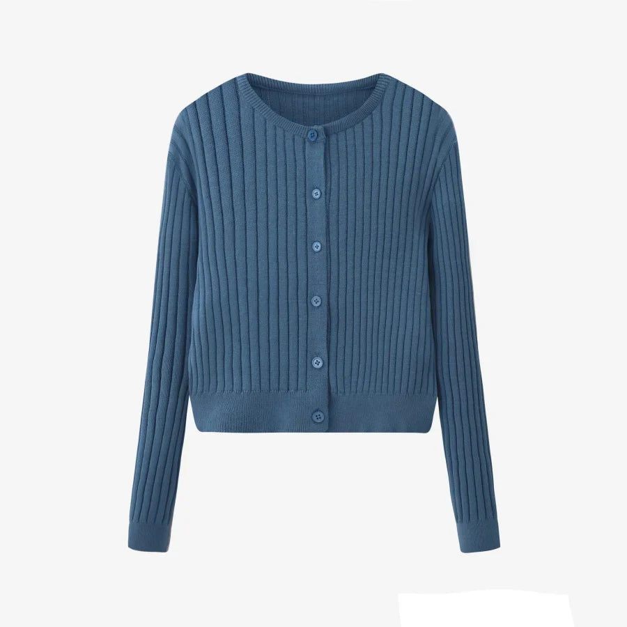 AS 2025 spring summer linen shirt + dress collection high quality print linen and knitting cardigan woman outfit