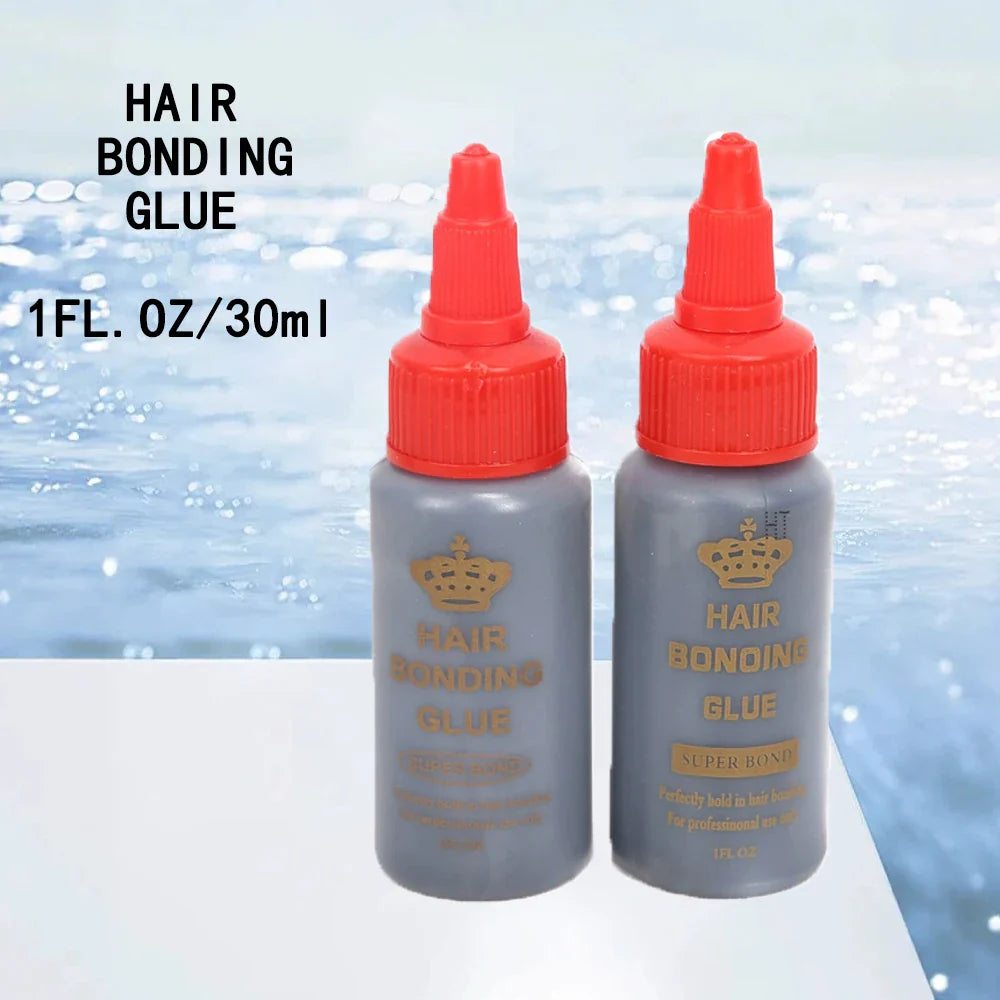 Black Hair Weaving Bond Waterproof Anti-fungus Hair Bonding Glue Super Bond For The Perfect Hold In Hair Bonding Lace Glue1 OZ