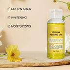 Body Care Exfoliating Yellow Peeling Oil 100% Organic Bleaching Dark Skin Serum Dark Knuckles Fast Whitening Cosmetics