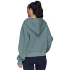 Half Zip Sweatshirts Cropped Hoodies Fleece Womens Quarter Zip Up Pullover Sweaters Fall Outfits 2024 Winter Clothes