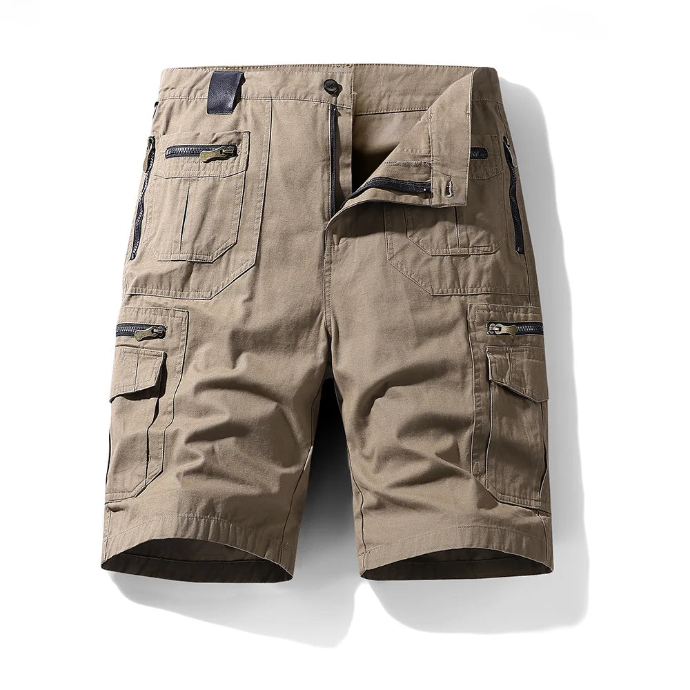 2025 New Men's Tactical Shorts With Multi Pockets, Casual Durable Waterproof Cargo Shorts For Outdoor Hiking Trekking