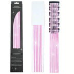 6-Piece Set BB Clip Tinsel Hair Metal Laser Gold Thread PET Laser Thread Highlighting Cross-Border Hair Accessories